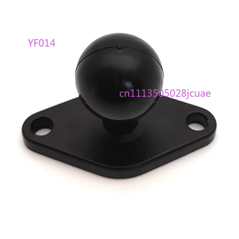 25mm Rhombus Aluminum Alloy Universal Ball Head Bracket Base 1 Inch Industrial Mount Holder