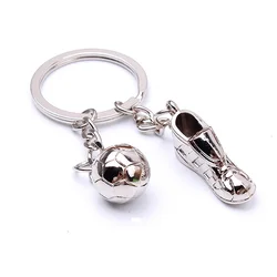 Football Boot Soccer Shoe Keychain Key Ring For Soccer Party Favors Football Fans Sports Boys Gifts