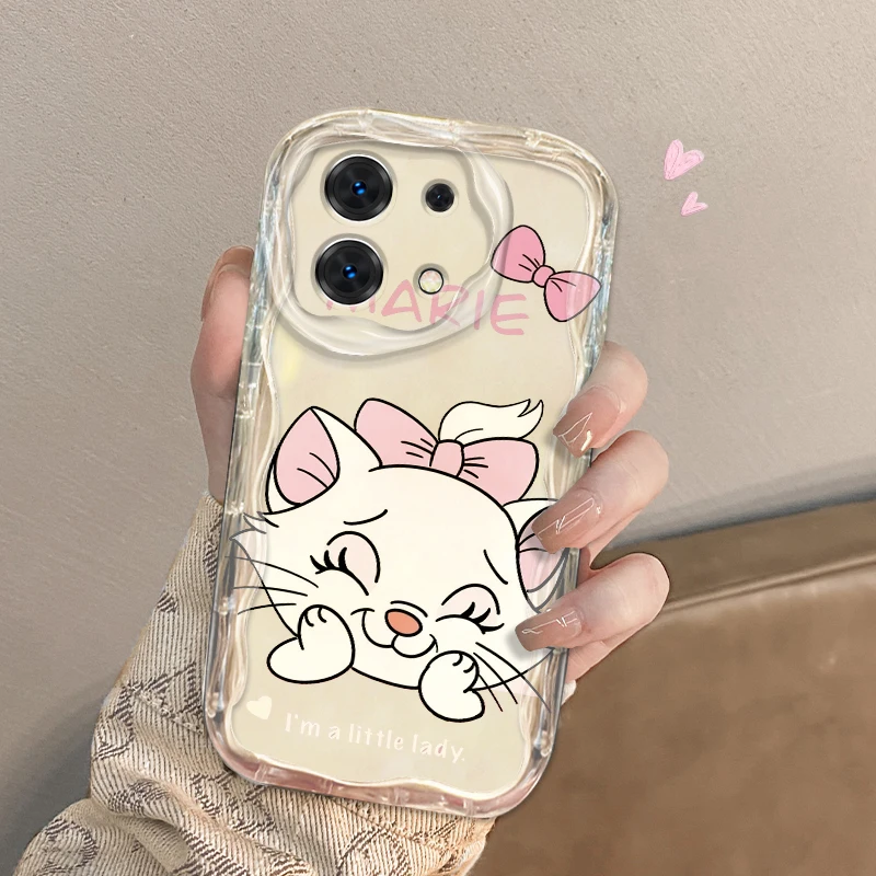 Cartoon The Aristocats Marie Cat For Xiaomi Redmi Note 13 12 12S 11S 11 10 9 8 10A 9C 9T Pro Plus 5G Wave Oil TPU Phone Case