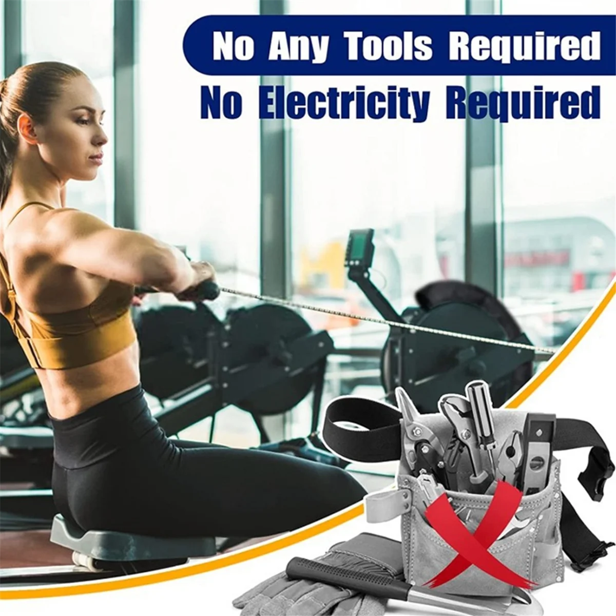 

ABIY-For Concept 2 Rowing Machine Rowing Fan Bag (Airflow Directing Cooling Cover)