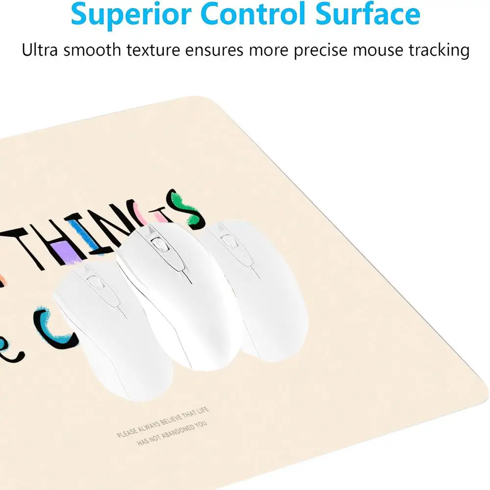 Positive Yourself Design Mouse carpet Pad Large XXL Gaming Rubber mouse Lock Desk mini PC Mat Computer laptop Gamers work office