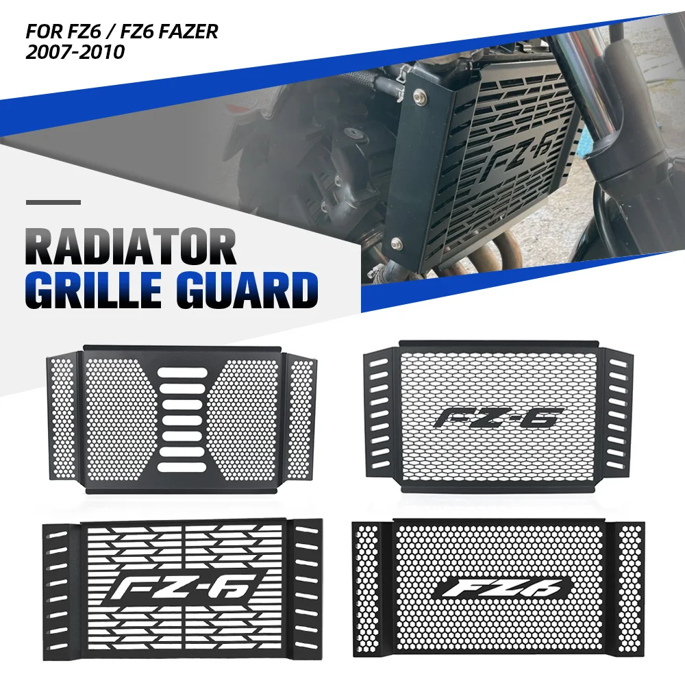 

FOR YAMAHA FZ6 / FZ6 Fazer 2007-2008-2009-2010 Motorcycle Accessories Radiator Guard Grill Cover Protector Water Tank Radiator