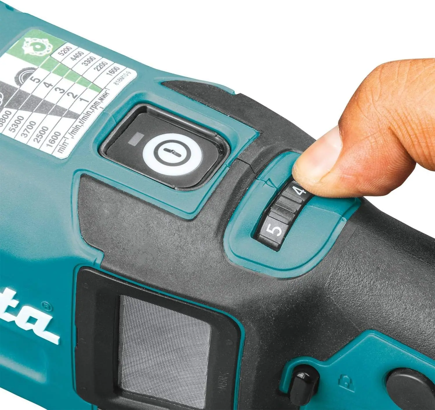 Makita Xop02z 18V Lxt®Lithium-Ion Borstelloze Draadloze 5 " / 6" Dual Action Random Orbit Polijstmachine, Alleen Gereedschap