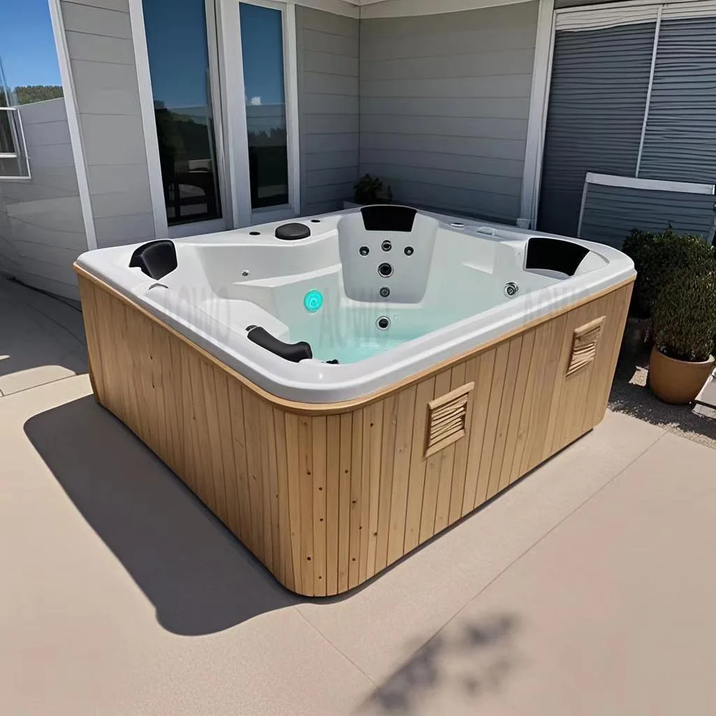 Piscina grande al aire libre Baño Piscina de remojo Jucazzi Baño Spa Baño Hidroterapia Jacuzzi
