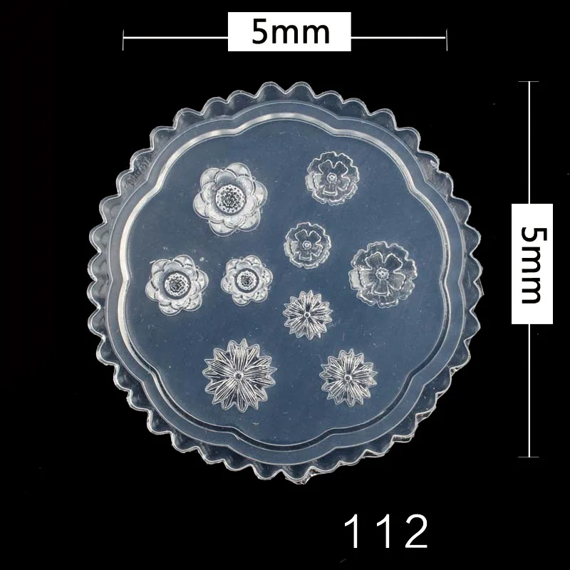1pc MD01-66 Blume Rose Bowknot Fledermaus Schmetterling 3D Acryl Nagel Form Nail art Dekorationen DIY Silikon Nail art