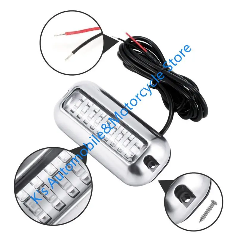 Q39F 보트 데크 조명 악센트 조명 조명 인테리어 조명 낚시 밤 27 LED
