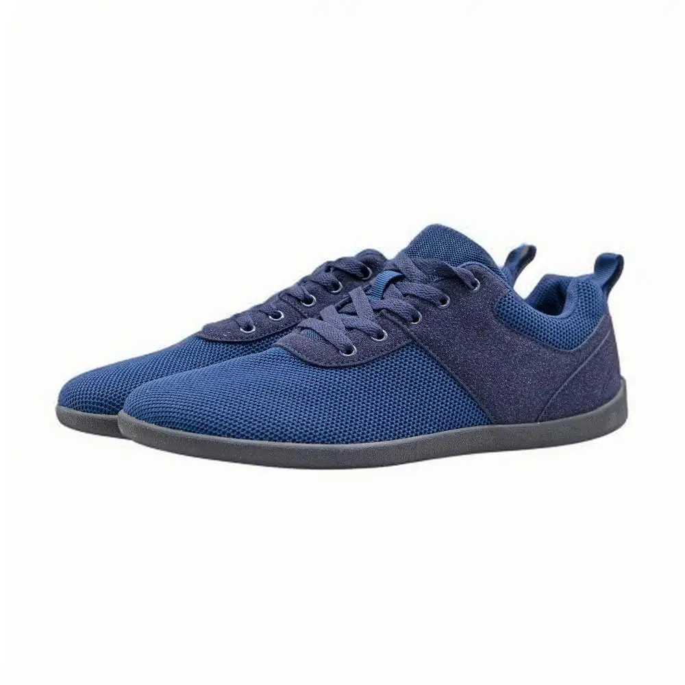 

Men's Dark blue casual sneakers, breathable mesh shoes for work, business shoes Sweat-wicking and lightweight