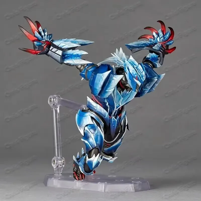 100% Original Kaiyodo Revoltech Amazing Yamaguchi Lunagaron Armor Set Monster Hunter Rise Sunbreak Genuine Stock Figure