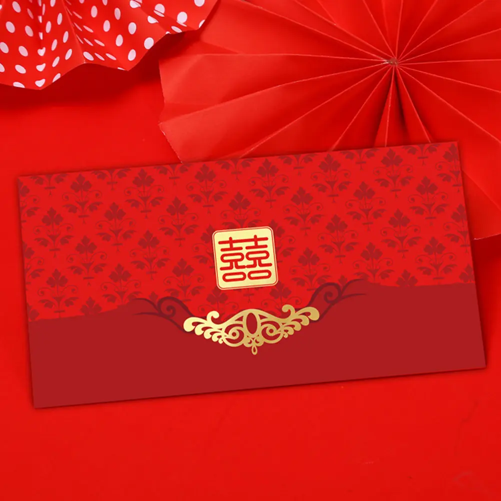 

1Set Red Packets 2021 New Year Red Envelopes Money Bags Gift Pouches Spring Festival Blessings Packets Envelopes