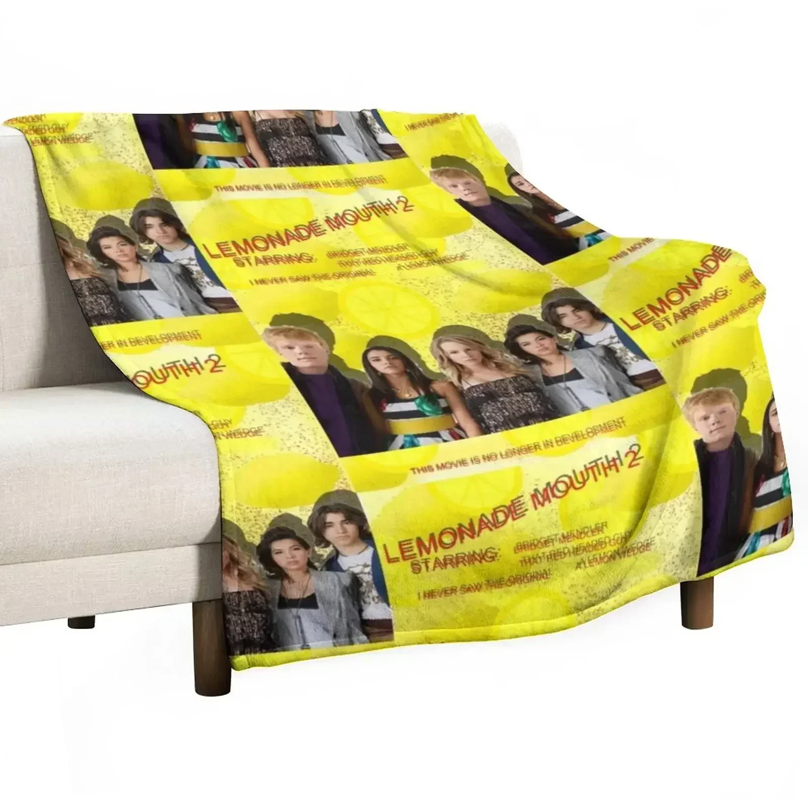 Lemonade Mouth 2 Throw Blanket Summer Flannels Thins Decorative Sofa Hairys Moving Blankets