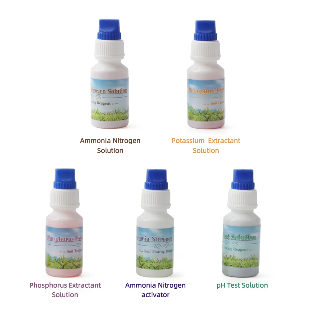 4 w 1 PH gleby amoniak azot fosfor i potas testowy kroplówka gleby zestaw do badania płodności rolniczej dla gospodarstwa ogrodowego