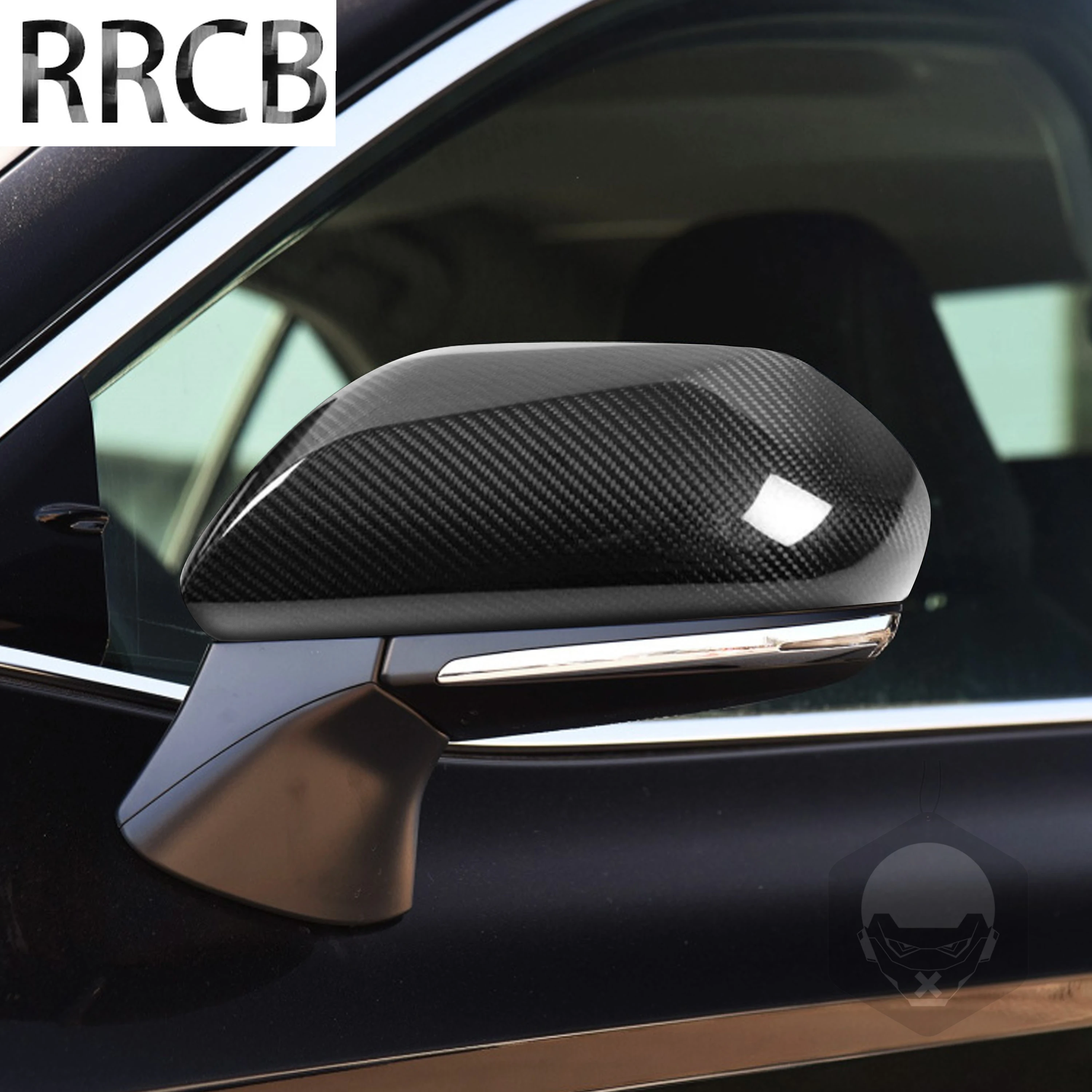 

For Toyota Camry XV70 8th 2018-2020 LE SE XSE XSE REAL Accessories Carbon Fiber Exterior Side View Mirror Decal Cover Stickers