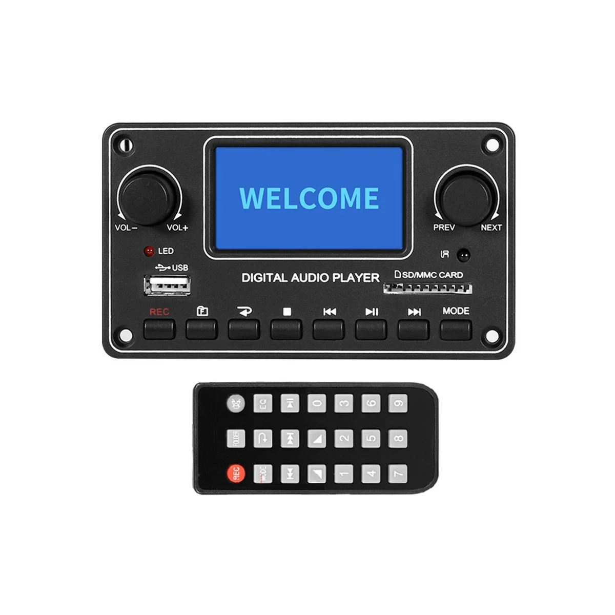 

LCD MP3 Player Module 28X64 Display Bluetooth Digital Audio Decoder Board TDM157 USB SD BT FM for Car Home Amplifier