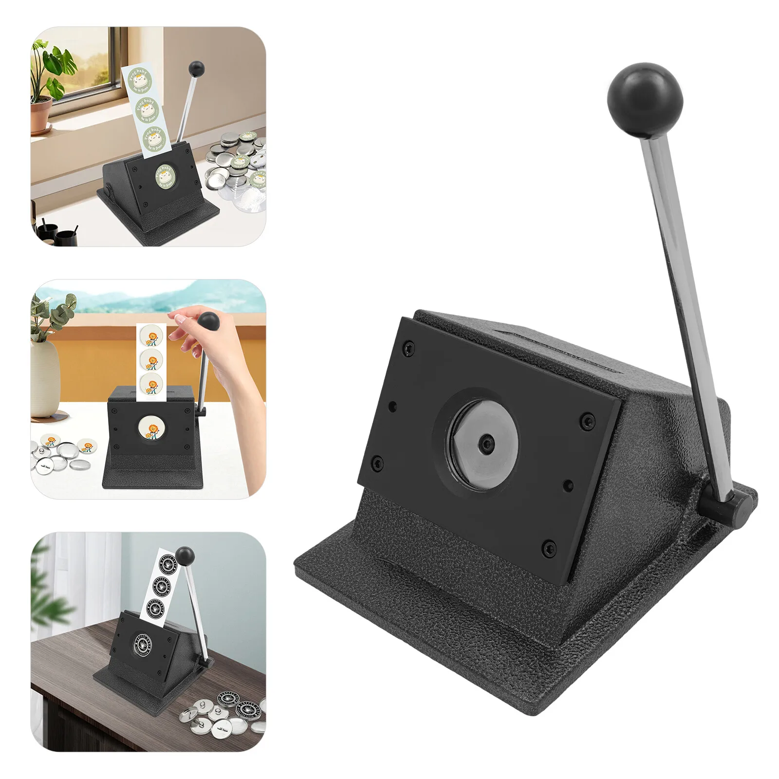 

48.5mm PVC Round Corner Cutter Manual Graphic Punch Die Cutter for A4 Paper Photo Paper Copperplate Paper