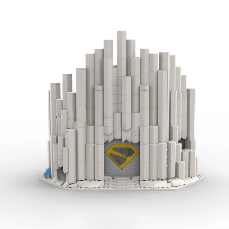 

NEW 1805PCS MOC Hero Movie Fortress Solitude Model Custom Bricks DIY Creative Ideas Assembly Display Gift Collectible Building