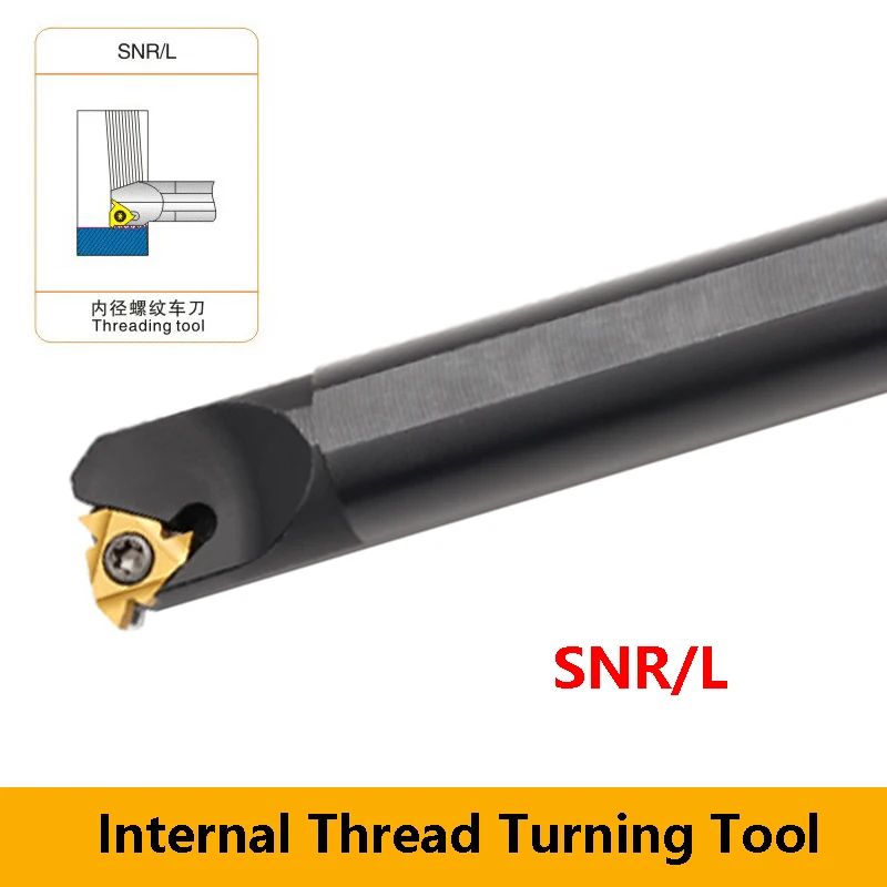 LIHAOPING SNR0008K08 SNR0012M11 SNR0016Q16 SNR0020R16 SNR0020R22 SNR0025S22 SNR 내부 나사 선삭 공구 선반 커터 16IR