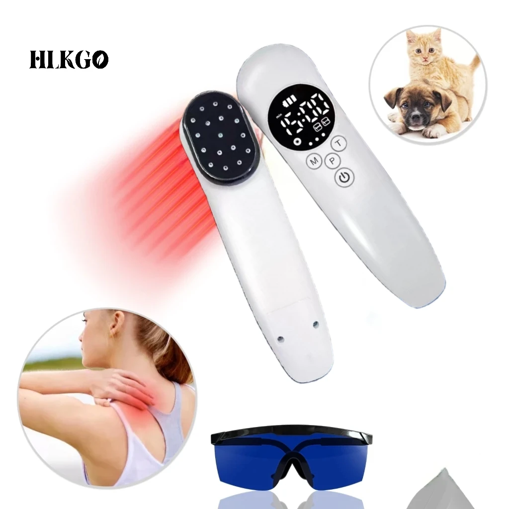 

Laser Pain Relief Device for Home and Veterinary Use Is Suitable for Both Human Shoulder and Neck Pain and Pet Joint Pain