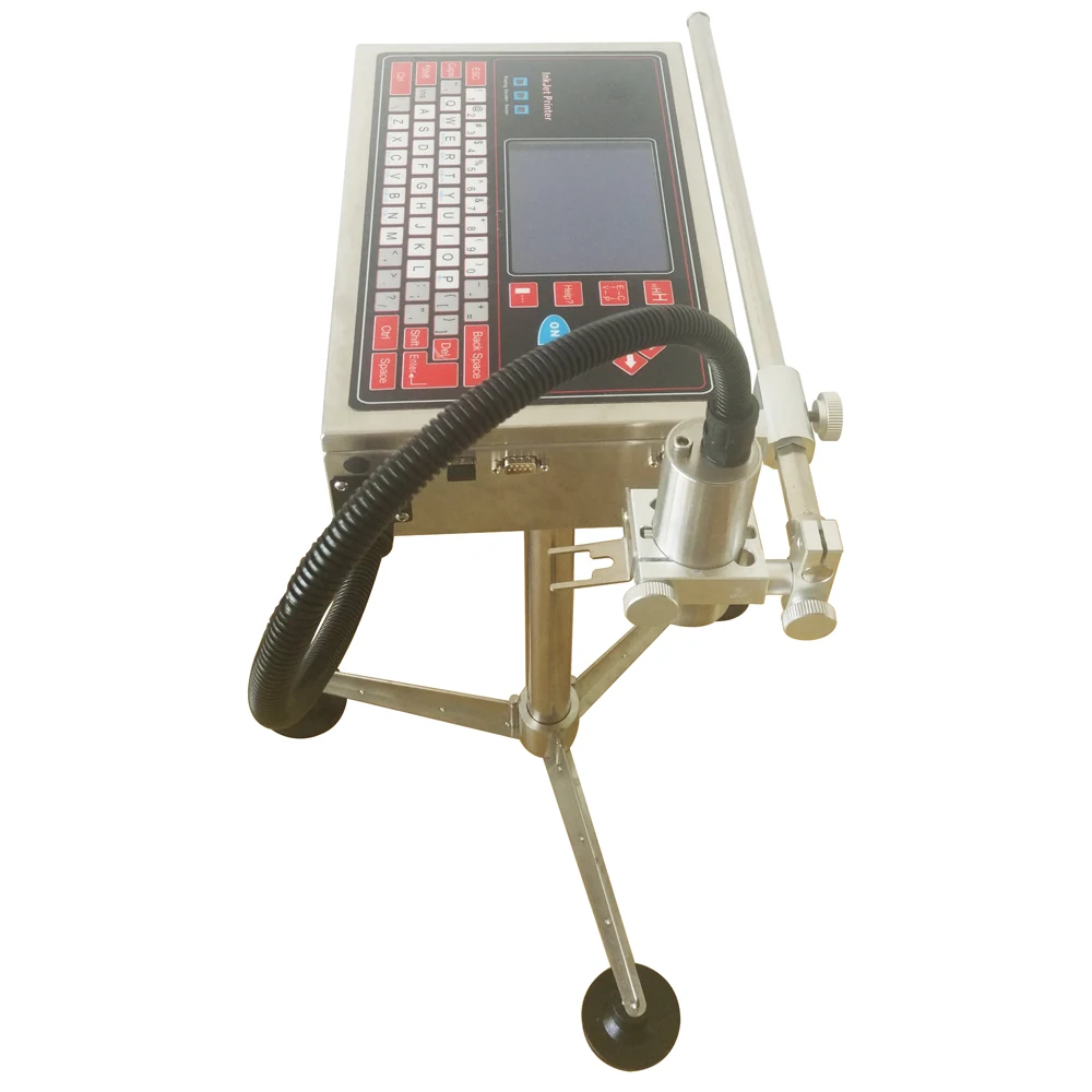 Industrial Electric Continuous Inkjet Coding Printer for Plastic Paper Wood Foil Film Belt Bag Pouch Can Packaging