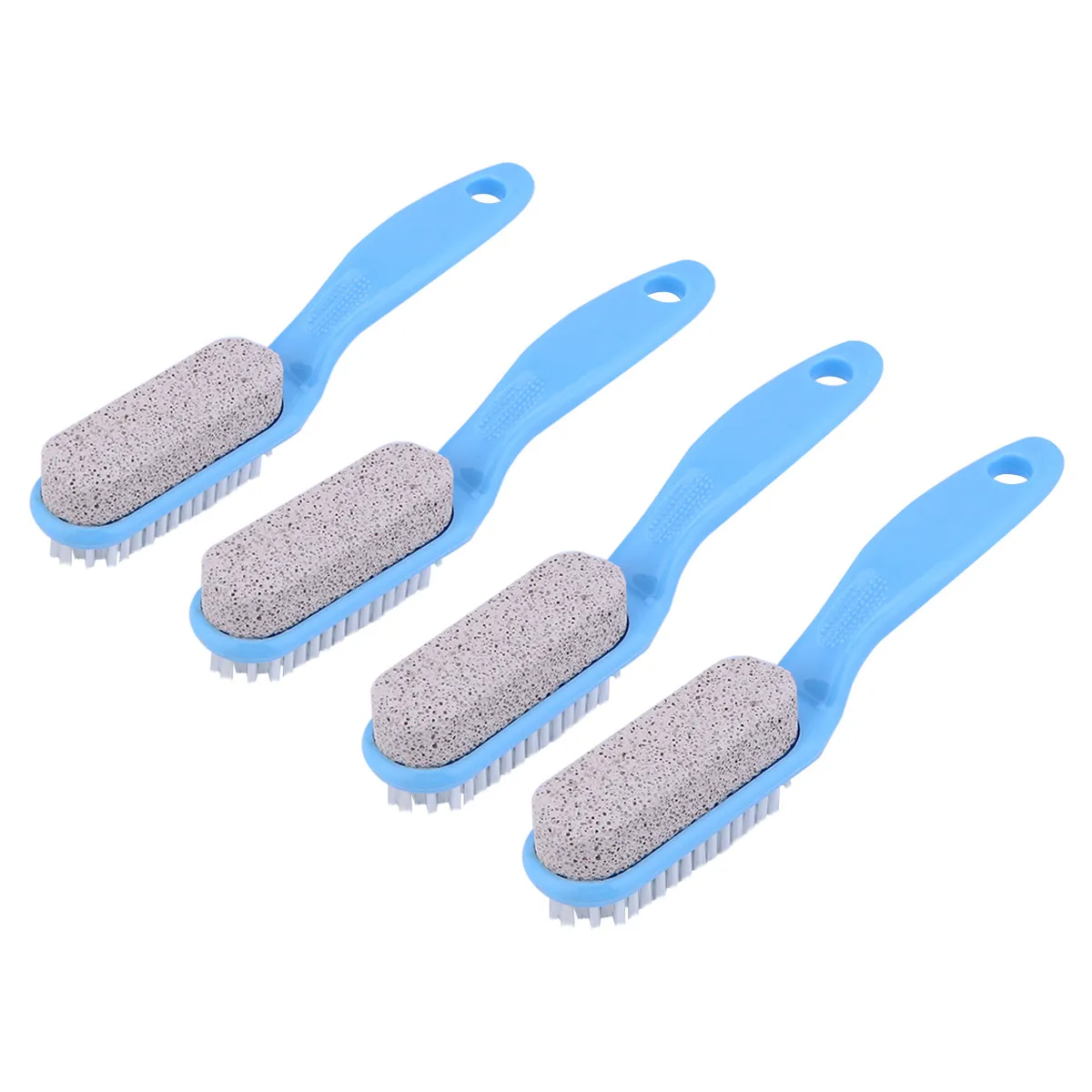 4Pcs Foot File Callus Remover Double-Sided Pedicure Tool for Smooth Skin Exfoliation Professional Home Use Plastic Foot Scraper