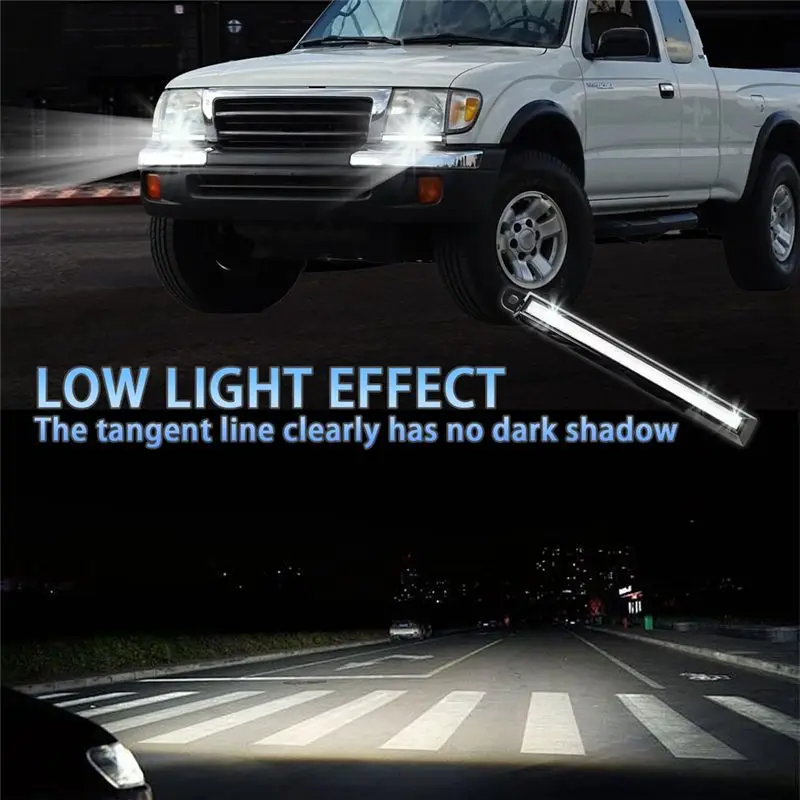 AMEXIAOXU LED Front Side Marker Daytime Running Lamp Amber Sequential Turn Signal Light For Toyota Tacoma 1998-2000