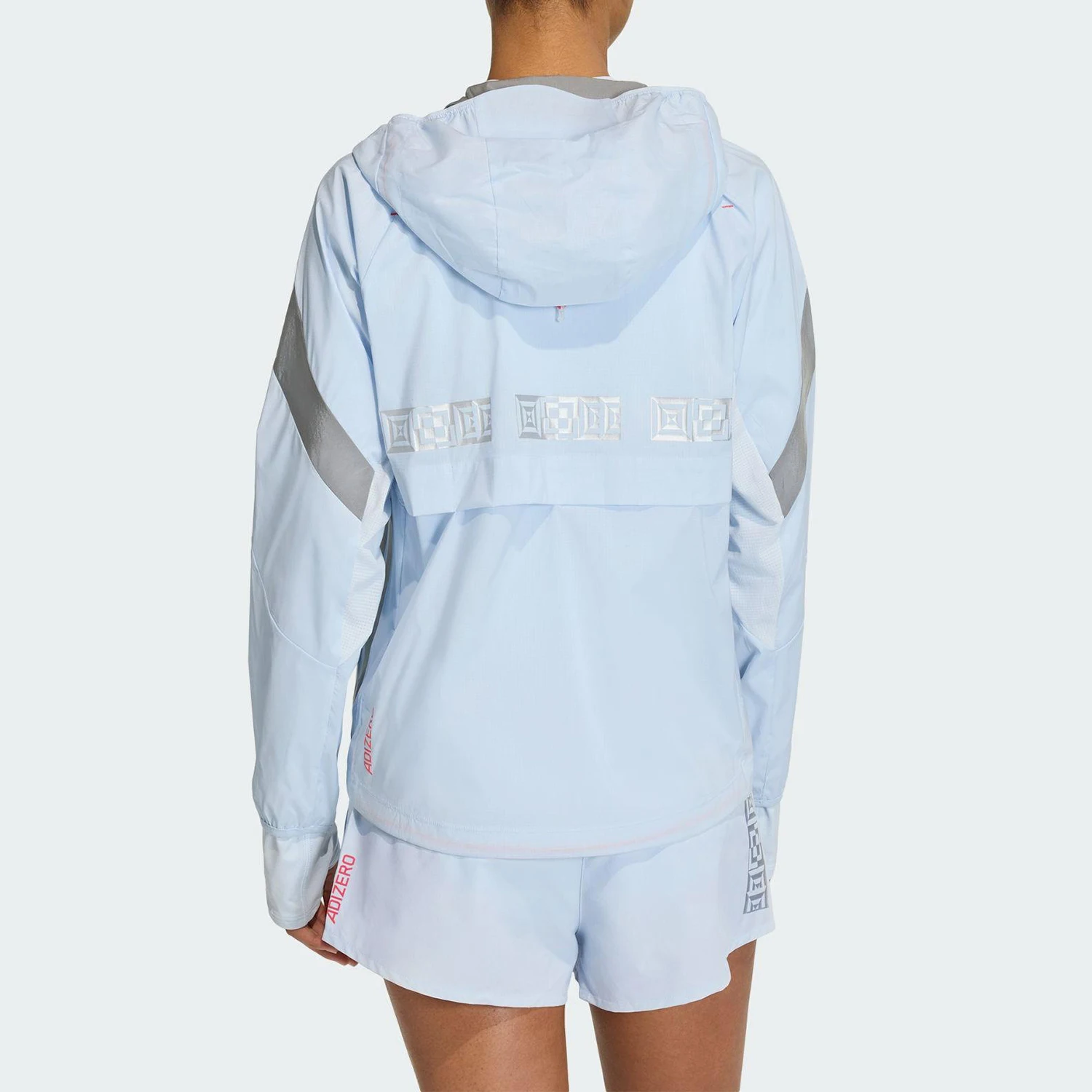 Adidas genuine winter women's hooded patchwork casual jacket KB1517