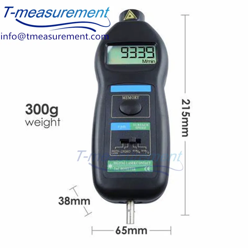 DT-2236 2in1 مقياس سرعة الدوران الرقمي والاتصال وغير المتصل / صورة / مع قدم وم / دقيقة RPM تتراوح تلقائية
