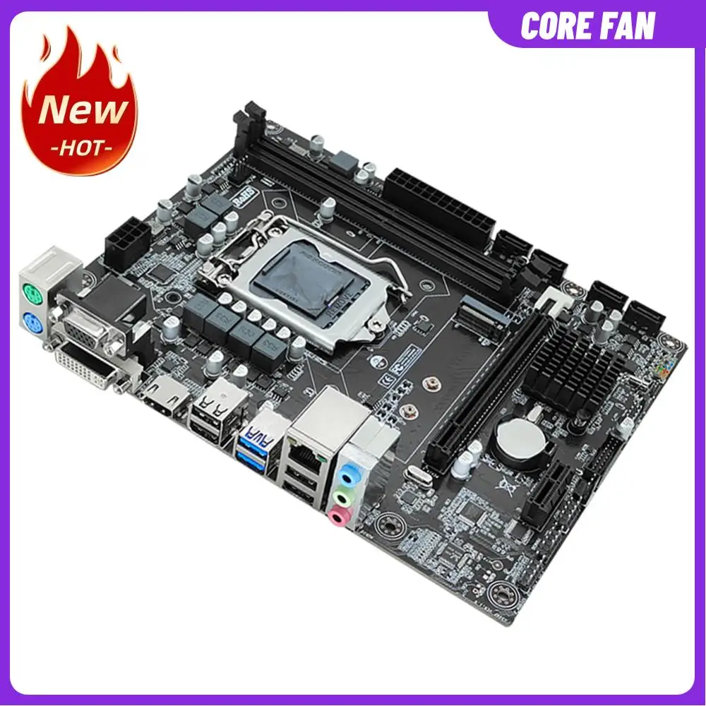 H310 Computer Motherboard 32GB LGA1151 PC Mainboard VGA/HDMI-compatible/DVI Ports Micro-ATX DDR4 Motherboard SATA USB3.0