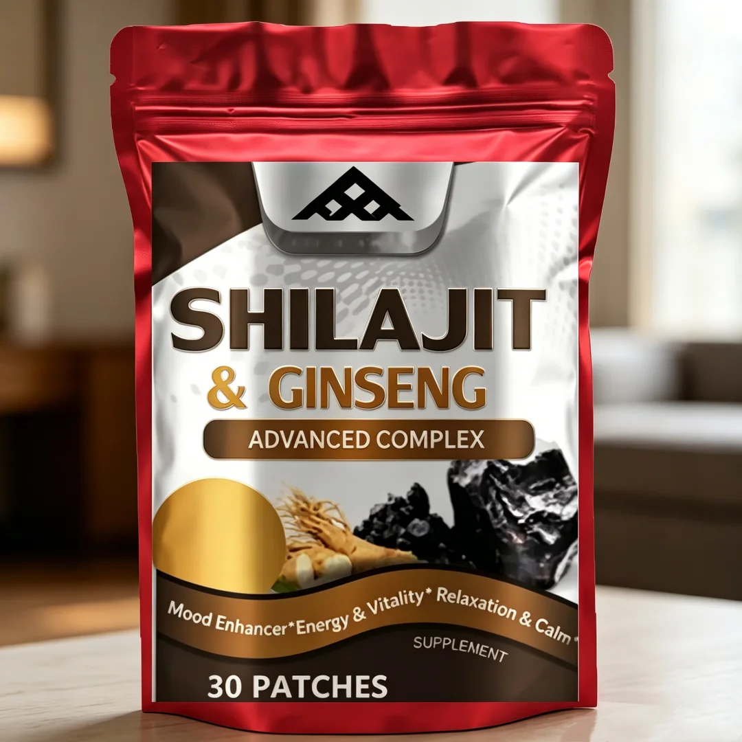 Hot Sale: 30-patch Shilajit & Ginseng Supplement – Boosts Energy, Endurance, Brain Memory & Immunity