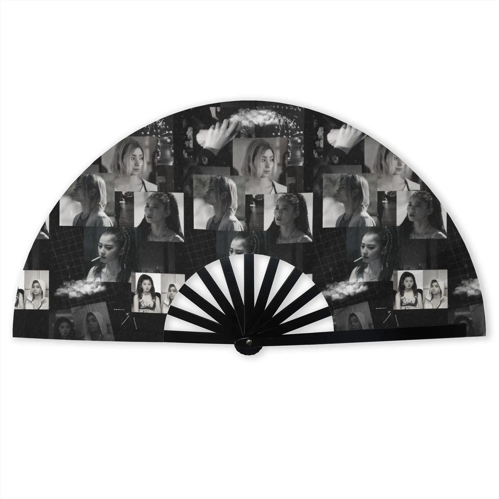 Alice Cartoon In Borderlandes - Chishiya Folding Fan High-Quality Polyester Fans Gift  Exquisite Decorative Hand Fan