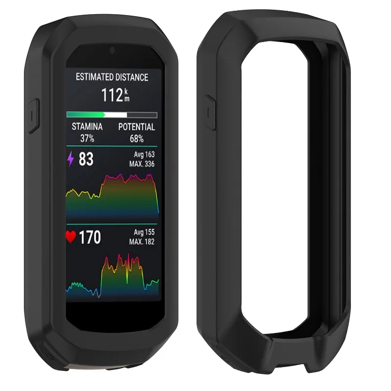 Custodia protettiva da 10 pezzi per Garmin Edge 1050 Telaio di protezione GPS per bicicletta Anti-collisione Copertura in silicone antiscivolo