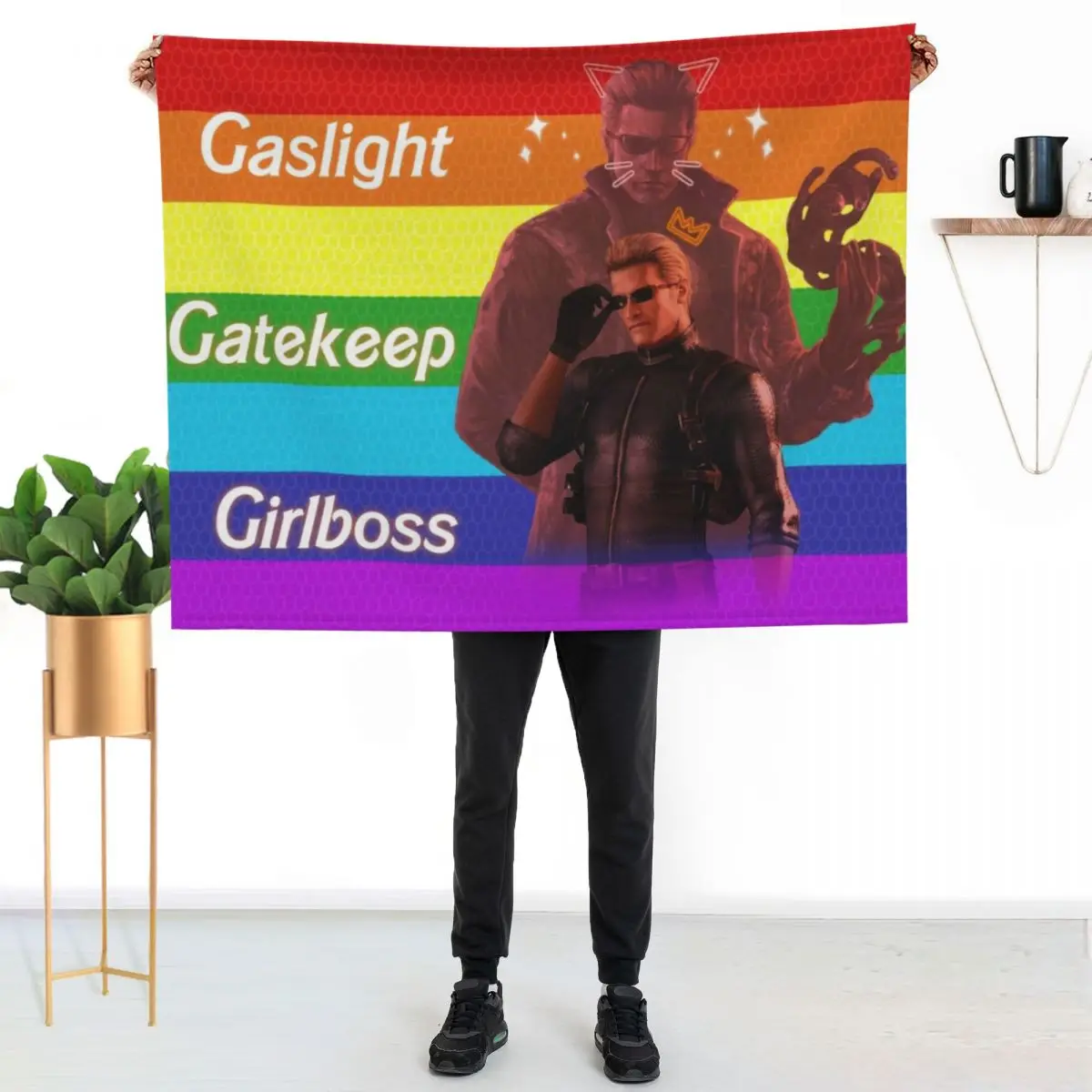

Rainbow Wesker Throw Blanket Summer Cool Breathable Blanket for Sleeping