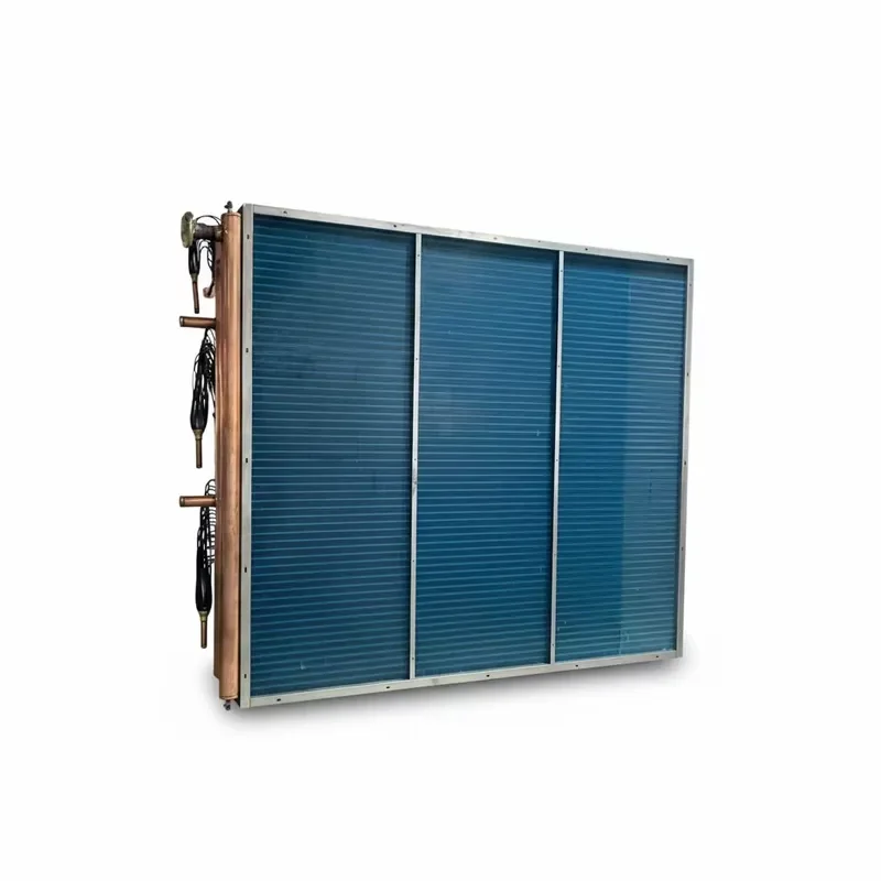 Stainless Steel Tube Aluminum Fin Water Cooled Condenser Coil Refrigeration Condenser Coil Copper Evaporator Coils