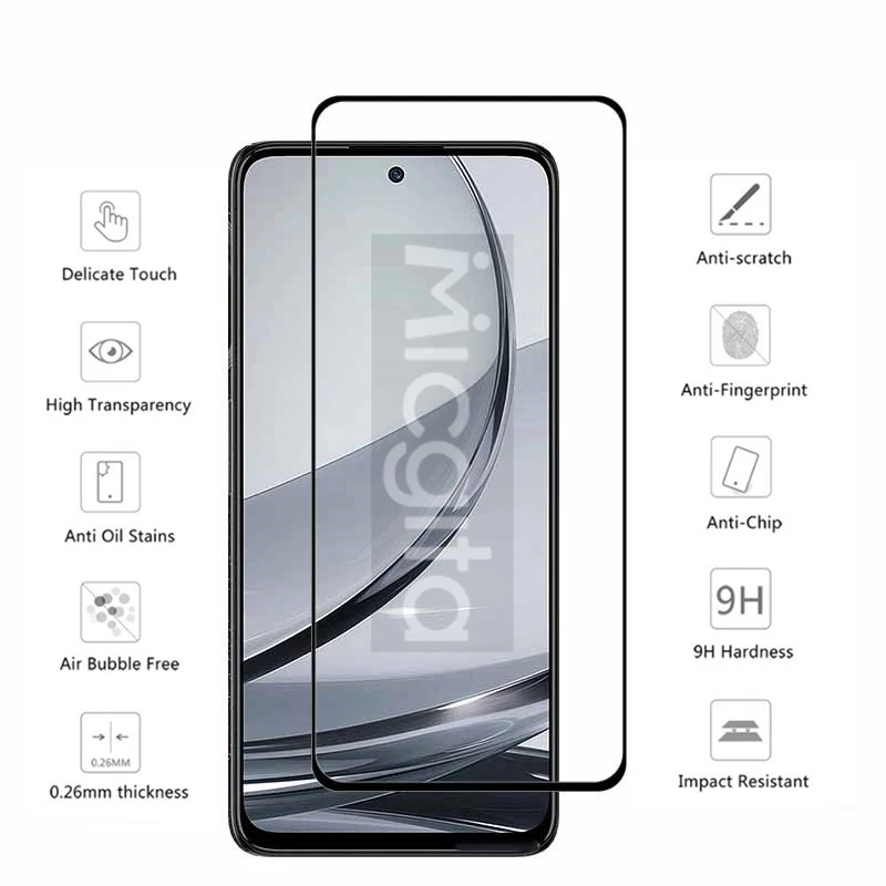 3PCS Full Glue Screen protector For ZTE nubia Focus Pro Tempered Glass 9H Shockproof Anti-Scratch Front film