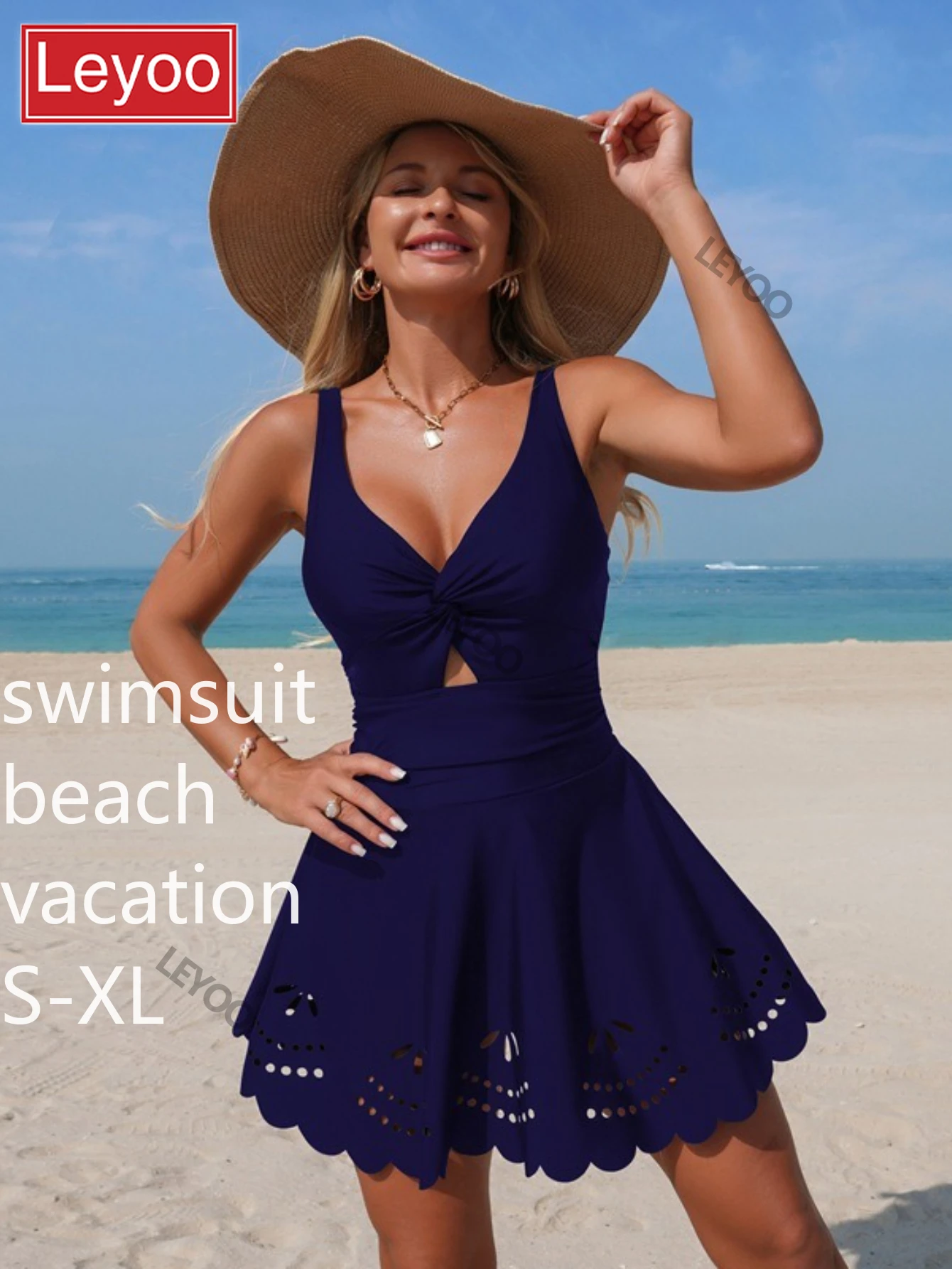 Women's one-piece swimsuit triangle pants bikini beach vacation backless leopard print floral plus size swimsuit 2026 new item