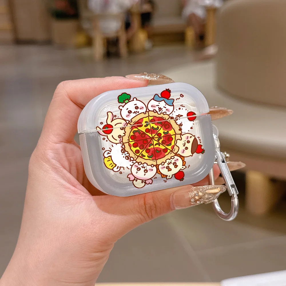 Cute cartoon Usachi Translucent Silicone Case for Airpods 4 3 Pro 2 1 Wireless earphone Headphone Pro2 Protective Covers