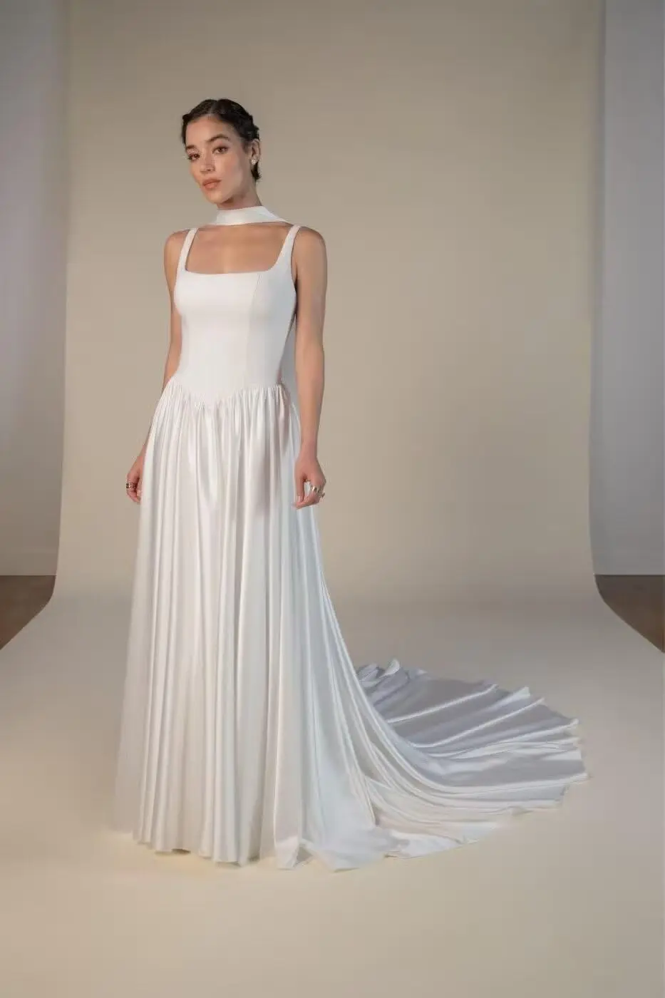 

Women's Summer Tank Dresses Square Neck Backless Sleeveless Dress