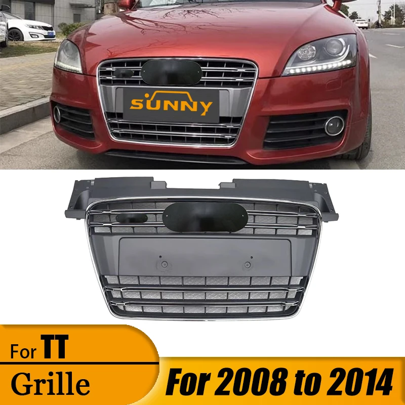 

Suitable for 2008-2014 Audi TT MK2 Center Mesh Modification TTS Style Front Bumper Center Mesh