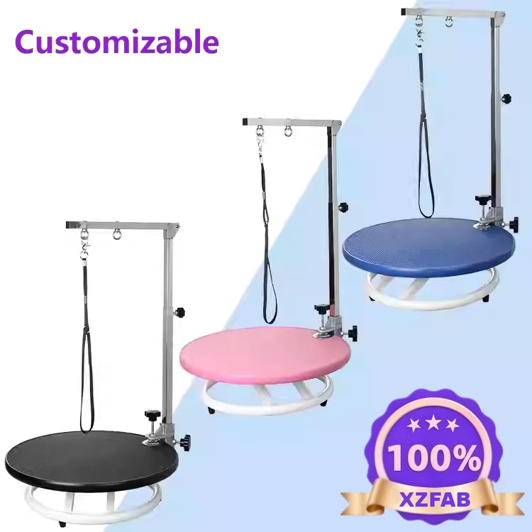 Factory Direct 2026 ！@Factory Direct Auxiliary Rotating Disk for Pet Beauty Desk Household Cat Teddy Shearing Wheel for Dog