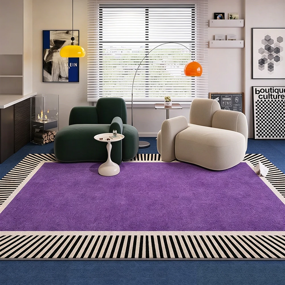 Zebra-striped Carpet for Living Room Large Area Rug Fashion Minimalism Home Decoration Floor Mats Bedroom Rugs 러그 Alfombra Salón