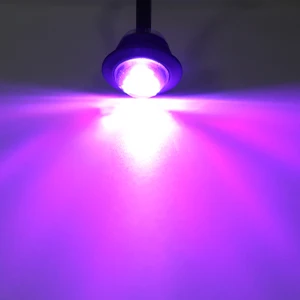 10PCS 24V Geräucherte Runde LED Seite Marker Lichter Freiheit Vorne Hinten Signal Lampe Indikatoren Wasserdicht für Lkw Anhänger boot