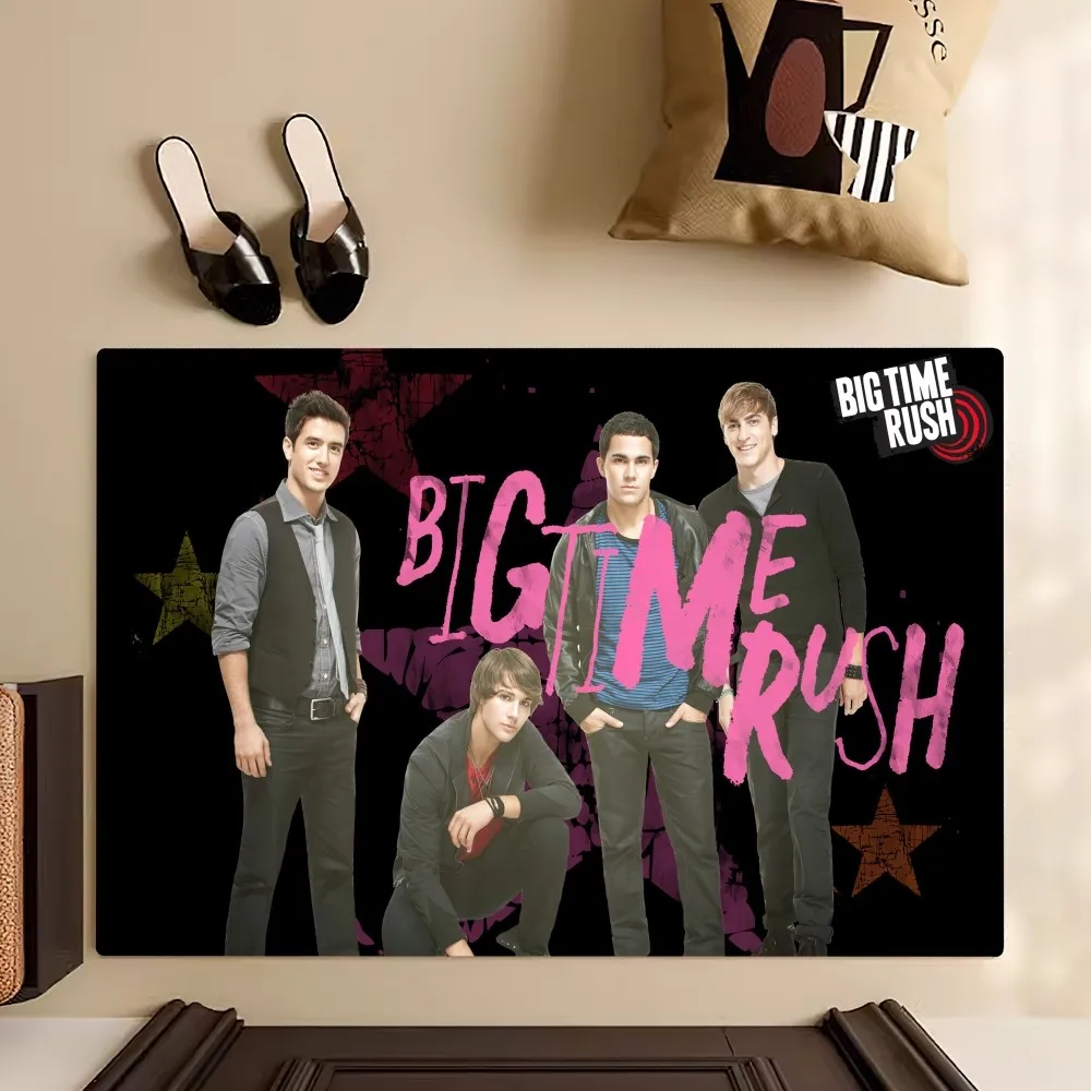 Big Time R-Rush Band Another Life Floor Mat Bedroom Kitchen Door Bath House Super Absorbent Foot Non-slip