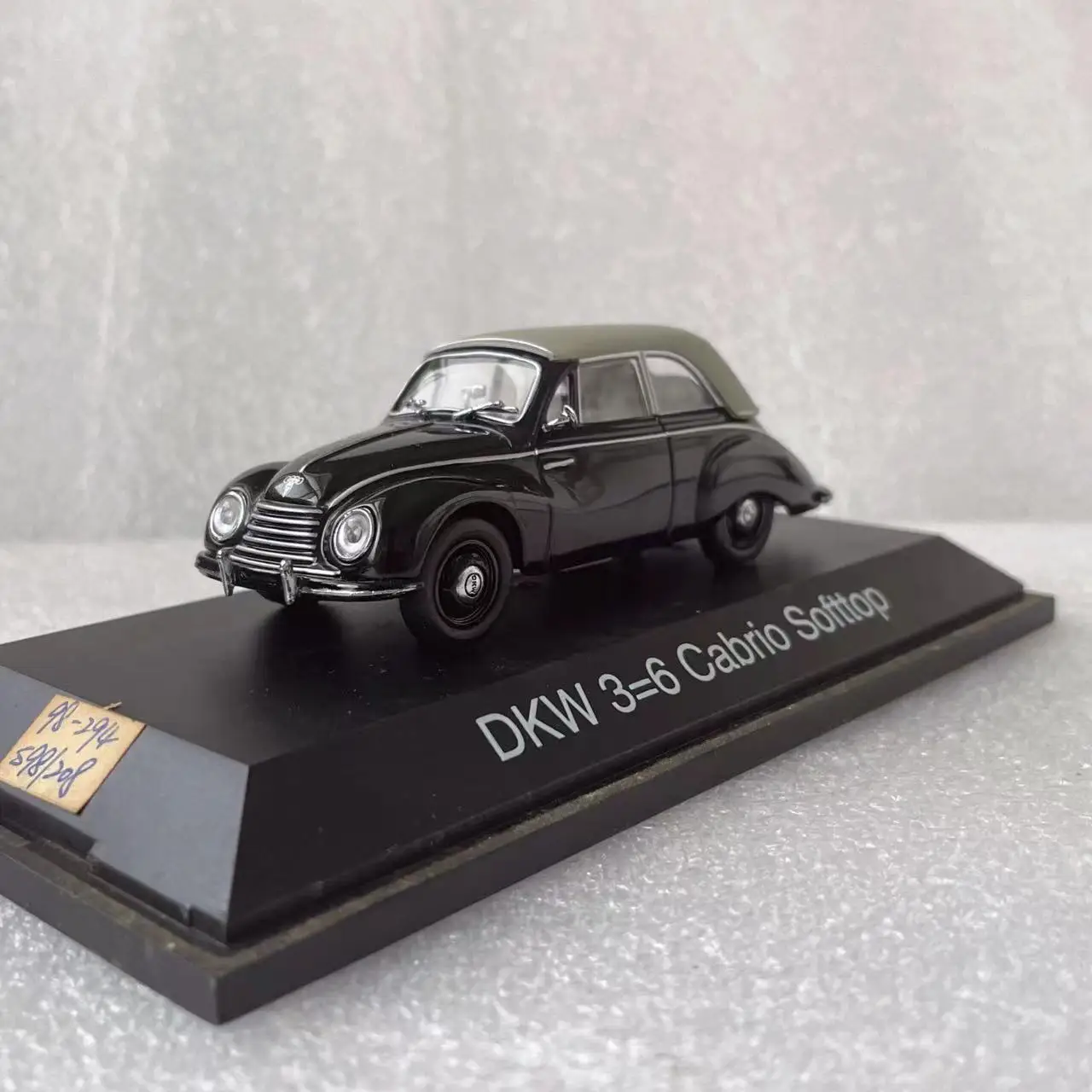 1/43 Scale Dkw 3=6 Cabrio Softtop Simulation Vehicle Toy 1953-1959 Retro Vintage Station Wagon Series Fan Hobby Gift