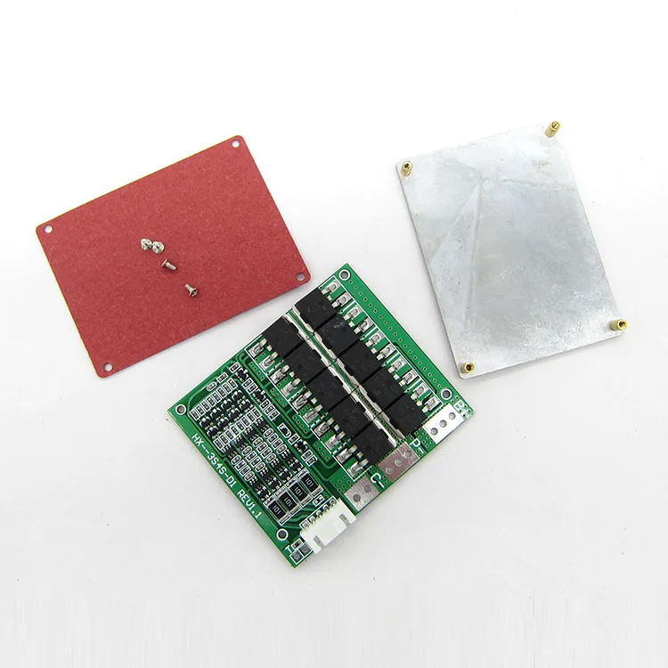 4S 100A 12.8V LiFePO4  BMS/PCM/PCB Battery Protection Circuit Board for 4 Packs 18650 Battery Cell With Temperature Switch