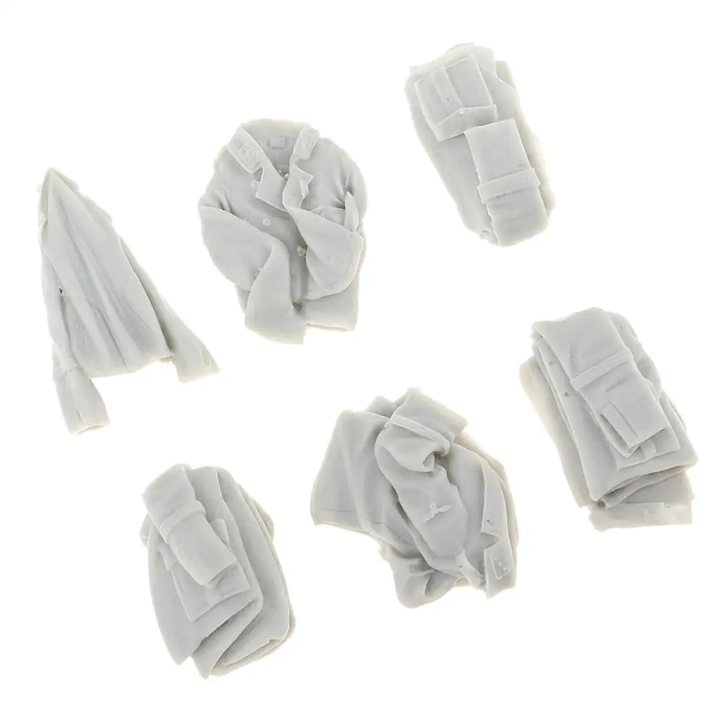 Resin Miniature Soldier Models 1 35 Scale Clothes Shoes Hats Scene Accessories for Sand Table Decoration