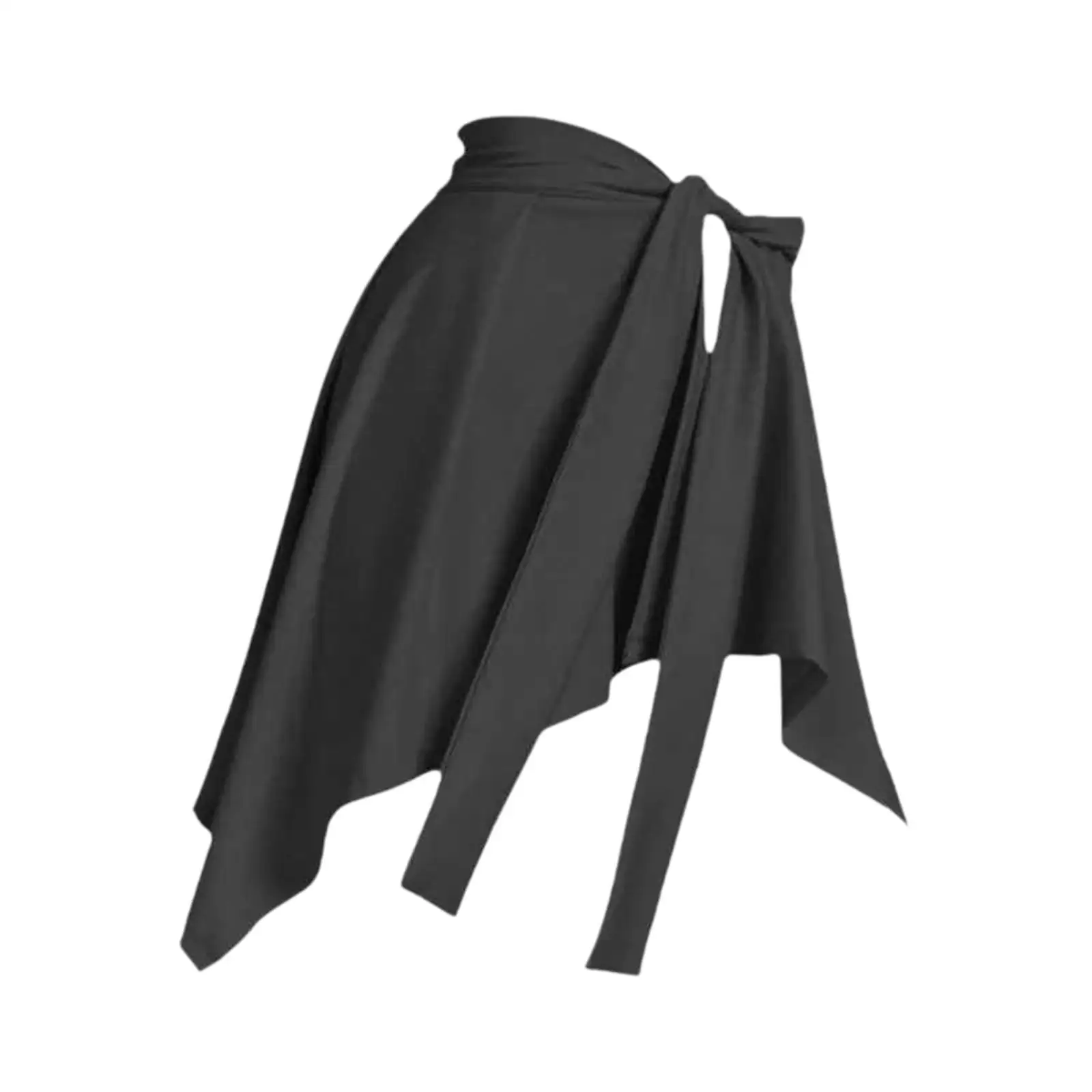 レディース ヨガ ラップ スカート カジュアル ブラック アクティブウェア 夏 ジョギング ヨガ ジム用