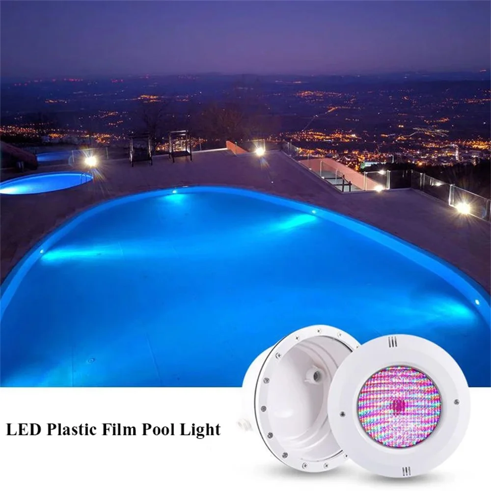 36W 45W RGB Underwater Lights 12W 18W LED Embedded Swimming Pool Light 12V IP68 Waterproof Colorful Remote Control Spotlights