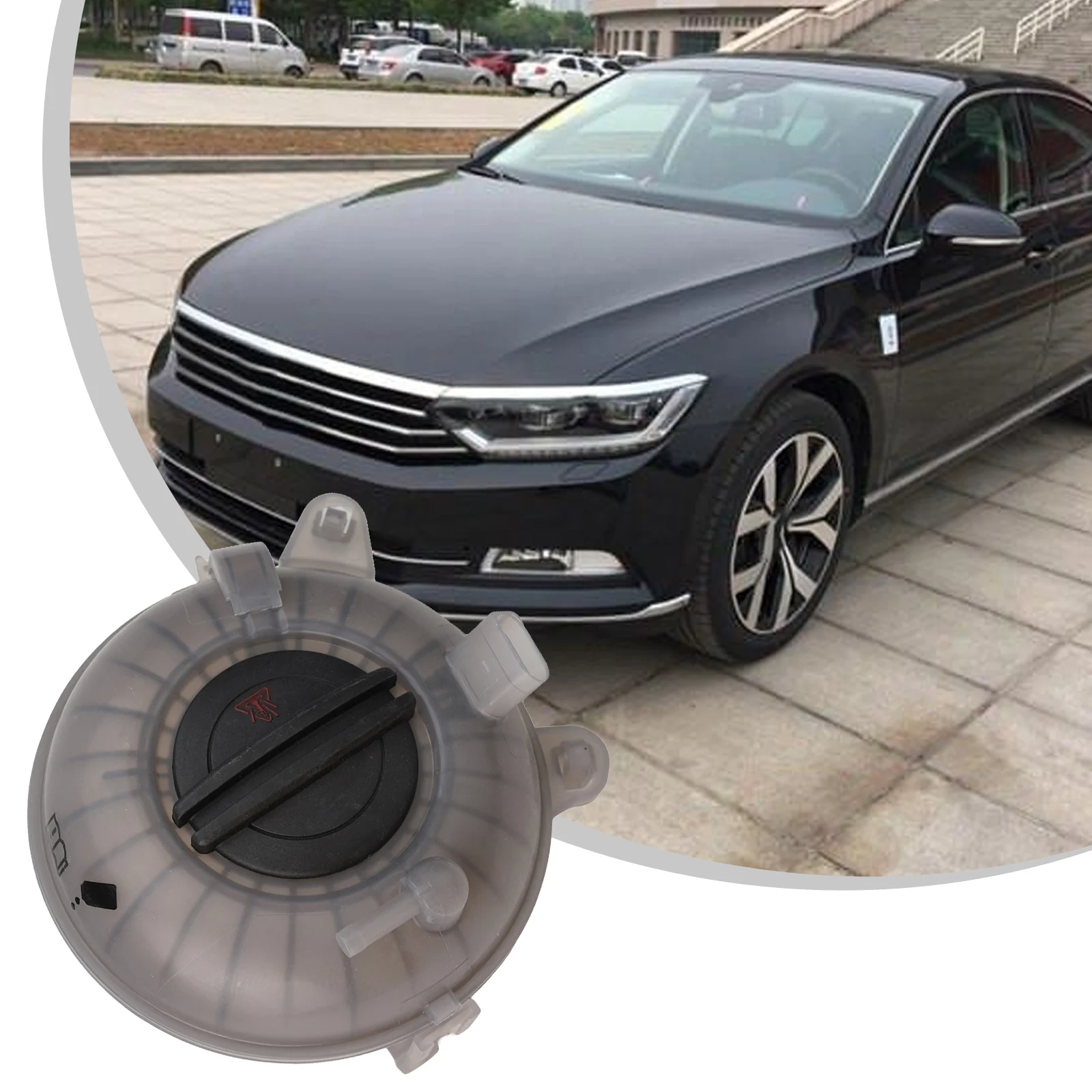 

Car Coolant Reservoir Expansion Tank W/ Cap For Golf 7 MK7 OEM Part Number 5QD121407H 5Q0121407A Car Accessories