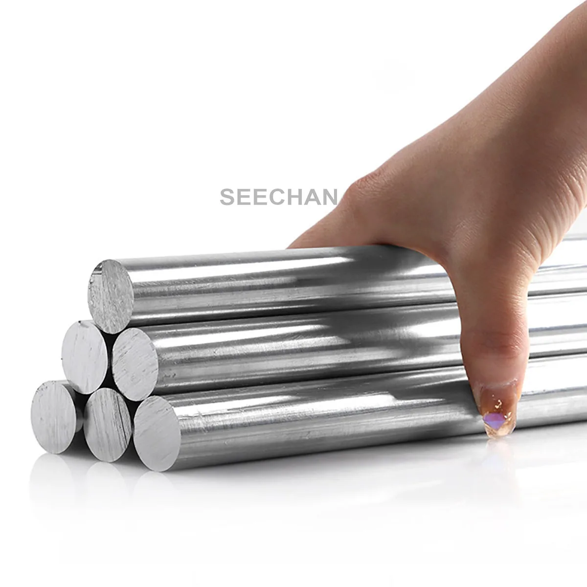 Diameter 1mm - 40mm Aluminum Round Bars 6061 Aluminum Solid Bar For Metalworking DIY Metal Material Length 500mm