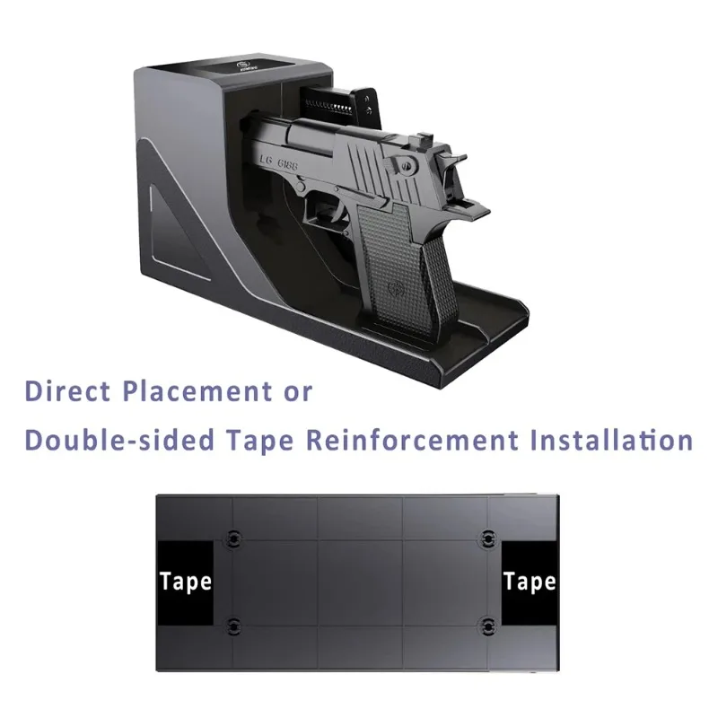 Magazine Holder Pistol Holder for Gun Safe Cabinet Storage Organizer Protective Pistol Stand