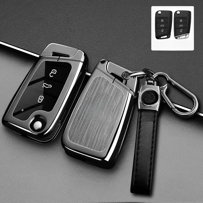 

Premium Zinc Alloy Key Cover Case for Volkswagen Bora/Golf/Sagitar/Magotan/Tayue/Jetta/Tanyue/Touran (2024) - Key Fob Shell